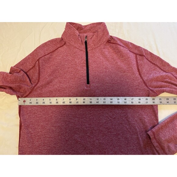 Lululemon Men Large Metal Vent Tech 1/4 Zipper Pullover Long Sleeve Workwear - Picture 5 of 5